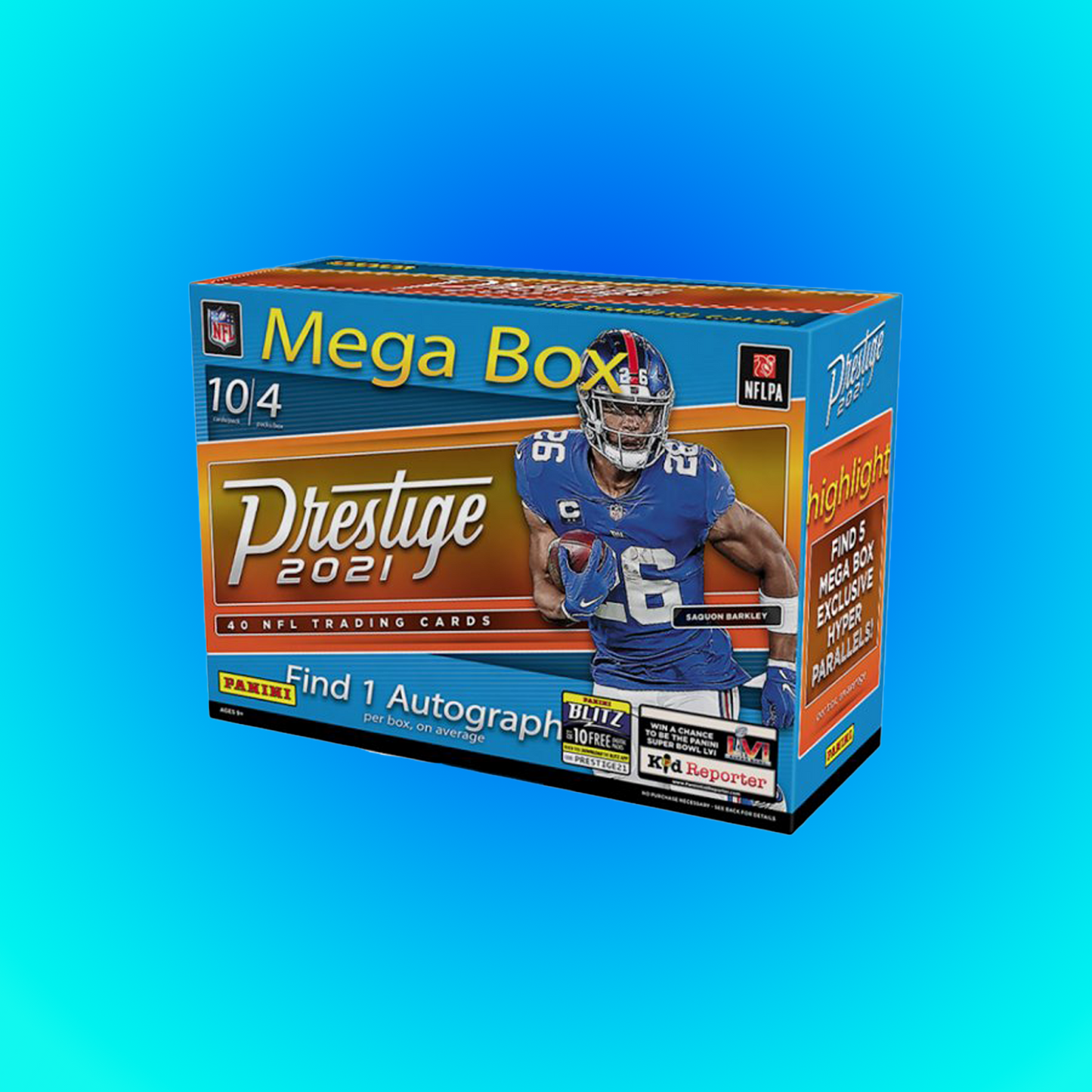 2021 Panini Prestige Football MEGA Box (Hyper Parallels)