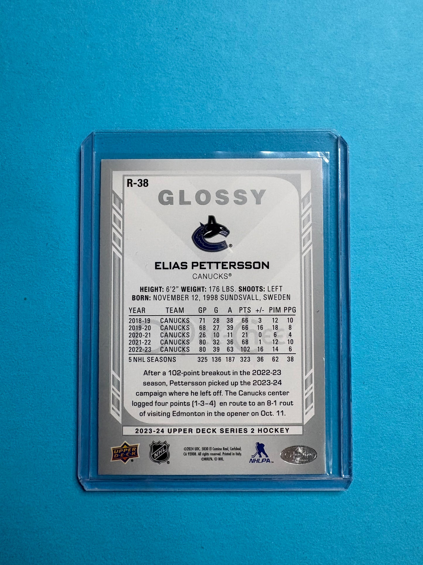 Elias Pettersson Glossy