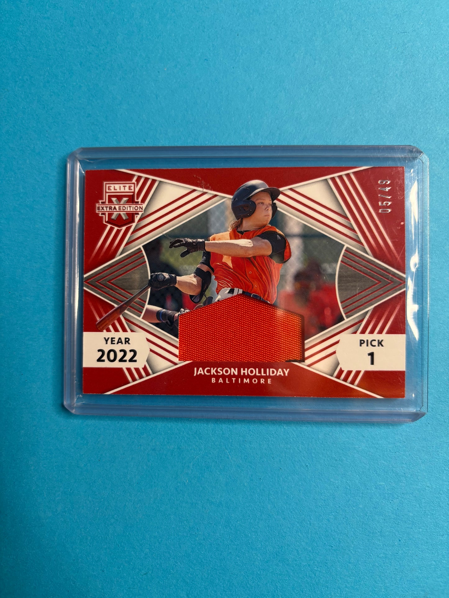 2022 Elite Extra Ediiton Jackson Holiday 05/49 Relic