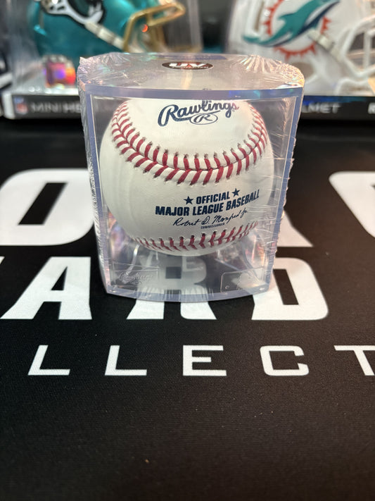 Unsigned Official Major League Baseball w/ Display Case